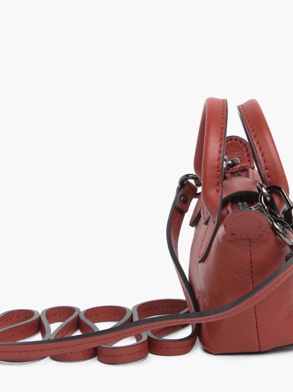 Longchamp Le Pliage Cuir
Nano Crossbody Bag , Sienna - Picture 3 of 5